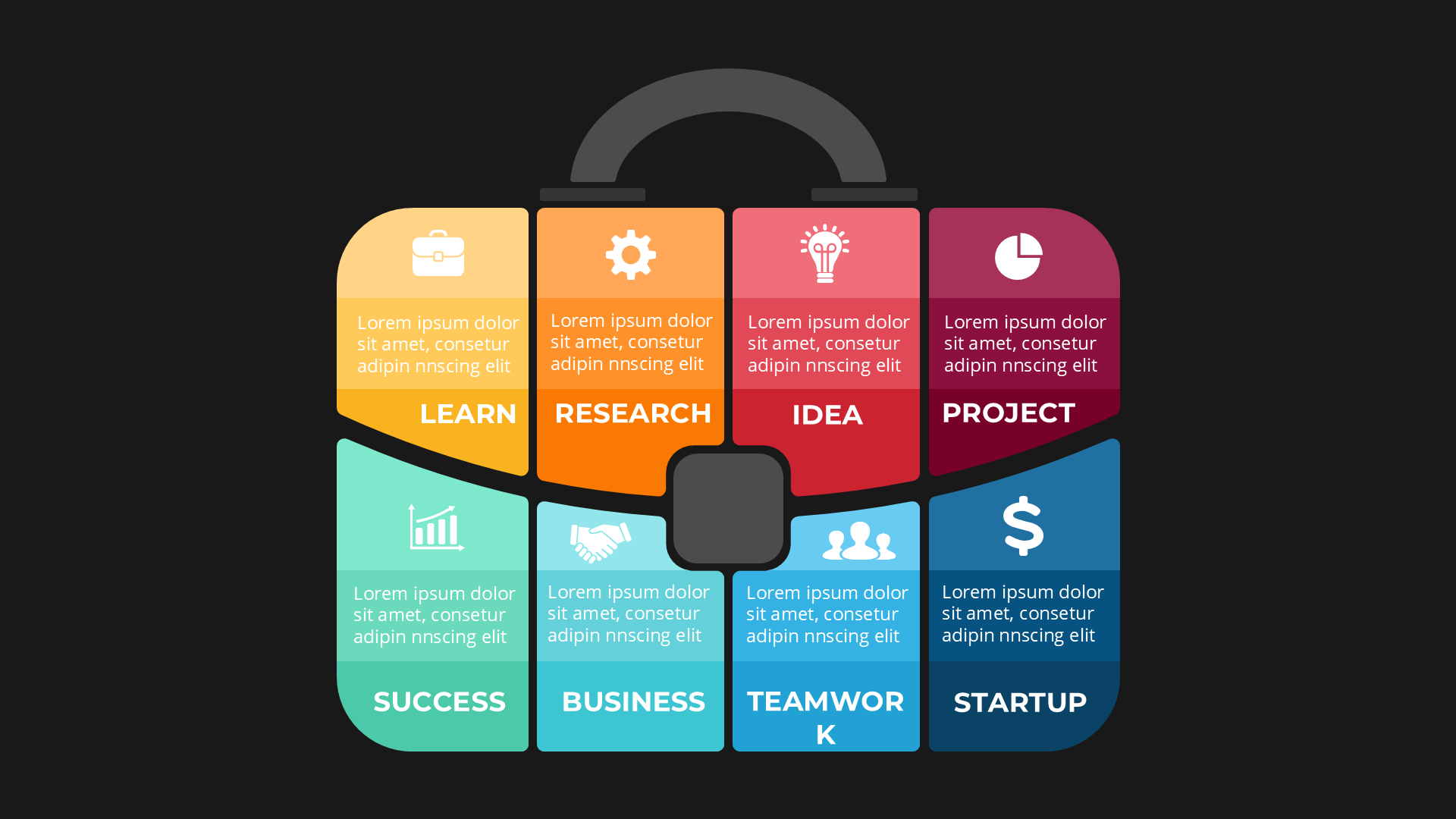 Startup Dark slide 8